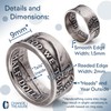 1950-1963 Franklin Half Dollar Ring | Silver Coin Ring with