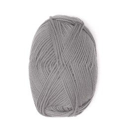 100% Pure Wool Yarn Superwash Set of 3 Skeins (150 Grams) DK Weight - Sourced Directly from Peru - Heavenly Soft and Perfect for Knitting and Crocheting (Ash Gray)