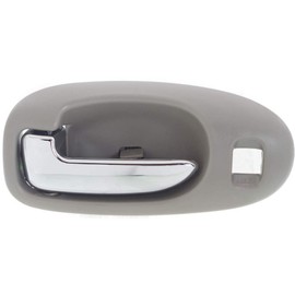 For Chrysler Sebring Interior Door Handle 2001 02 03 04 05 2006 Driver Side Front Light Gray Bezel with Chrome Lever | With Door Lock Hole | US271L5AA