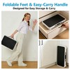Simple Deluxe Step Stools Foldable, Heavy Duty Foot Stool with