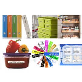 NEOUZA Compatible with Brother P Touch Label Tape TZe231 TZe431 TZe531 TZe631 TZe731 TZe931 12mm(0.47 Inch ) x 8m (26.2ft) (Combo Set White Red Blue Yellow Green Silver)