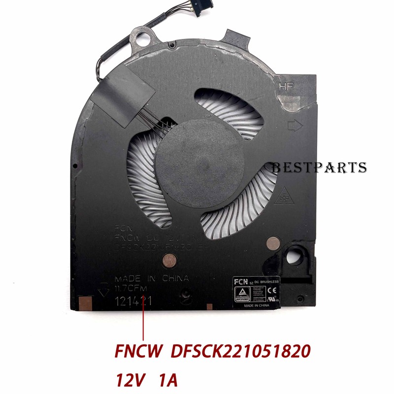 BestParts New Genuine CPU+GPU Cooling Fan Replacement for DELL G15