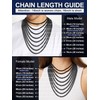 3mm 316L Stainless Steel Miami Cuban Chains Necklaces Hip Hop