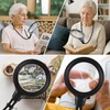 Hands Free Magnifying Glass with Light for Reading and Sewing
