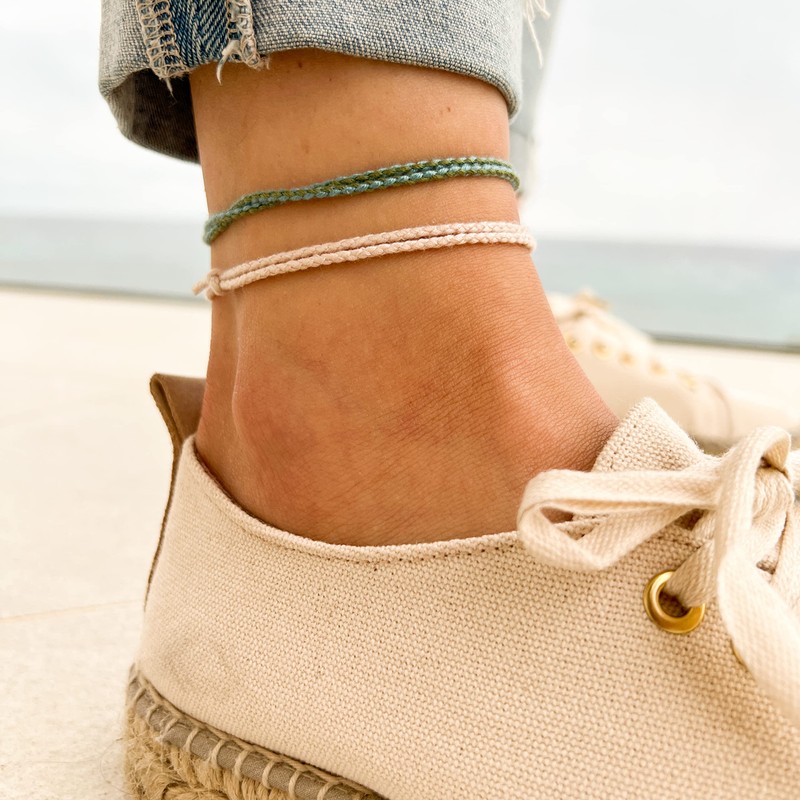 Made by Nami Surfer Anklet Set of 2 Women &