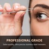 Tweezees Precision Stainless Steel Tweezers - Professional Slant Tip &