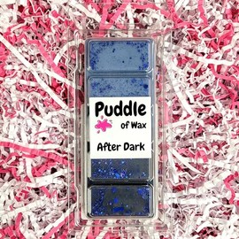 Puddle of Wax - After Dark Soy Wax Melt Snap Bar - 50g - Calm & Relaxing Scent - Vegan Friendly - Made in the UK