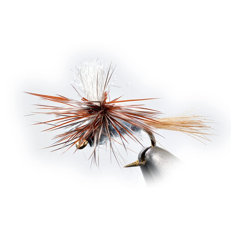 Parachute Adams Dry Flies Tied on Mustad Signature Hooks -