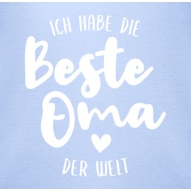 Shirtracer - Baby Bodysuit Boy Girl - Romper & - Ich habe die beste Oma der Welt, 7 baby blue
