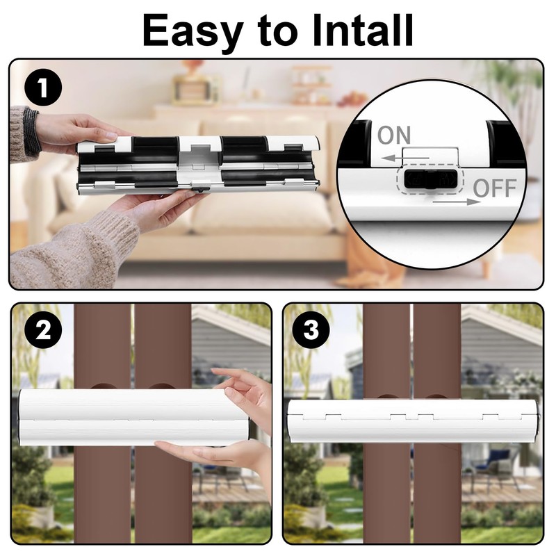 Patio Door Security Lock, Aluminum Alloy French Door Security Lock,