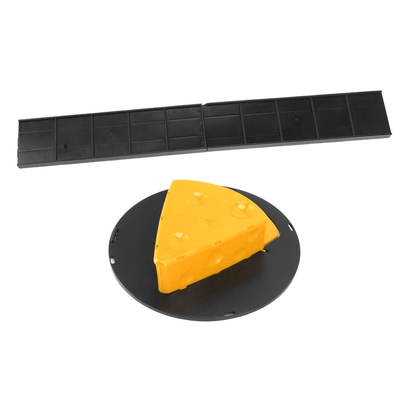 Slip Lid Mouse Trap Automatic Reset Reusable Cheese Shape Detachable