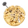 8N24 Watch Movement Golden Alloy Automatic Hollow Out Watch Replacement