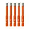 BGTEC Dry Diamond Drill Bits 5pcs 1/4" with Quick Change