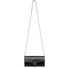 Caspar TA504 Elegant Women's Shiny Clutch Evening Bag, black