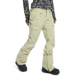 Burton Womens' Gloria 2L Waterproof Stretch Insulated Snow Pants (Standard, Large, Mushroom)