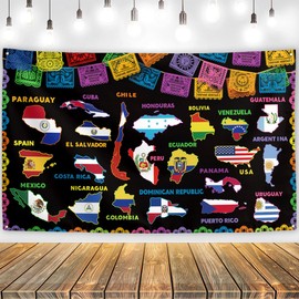 Hispanic Heritage Month Decorations Latin American Banner Spanish Classroom Decorations National Hispanic Heritage Month Decorations for Classroom Home