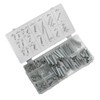 200 Piece Compression Springs Assortment Kit,Spring Assortment Set,Zinc Plated Compression