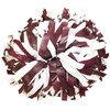 kuugear Pair, 6" Plastic Cheerleading Pom Pom with Baton Handle