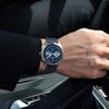 Pagani Design AR Sapphire Quartz Chronograph Vintage Dial Watch Leather