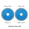 sourcing map 4pcs 4" Diamond Saw Blade, 20mm Arbor Cut
