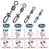 9KM DWLIFE 25pcs Fishing Quick Snap Swivels Sarkan Fishing Lure