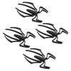 4Pcs 3D Spider Emblem Car Sticker, New Spider Emblems, Metal