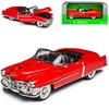 Welly Cadilac Eldorado Convertible Open Red 1953-1966 1/24 Model Car