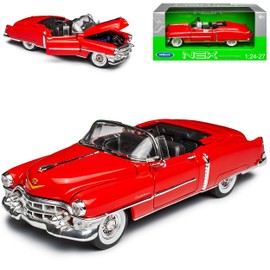 Welly Cadilac Eldorado Convertible Open Red 1953-1966 1/24 Model Car