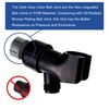 YOO.MEE Adjustable Shower Arm Bracket for Handheld Shower Head, 360°