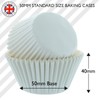 Culpitt Select Green Baking Cases, Greaseproof Paper Baking Cups, 50mm