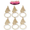 DIWULI Napkin Rings Christmas Tree