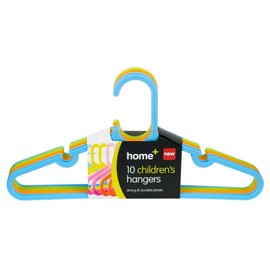 40 Pack x Children Coat Hangers for Clothes Kids Child Baby Multi Coloured Non-Slip Bulk Strong Plastic Hangers 29cm x 15cm