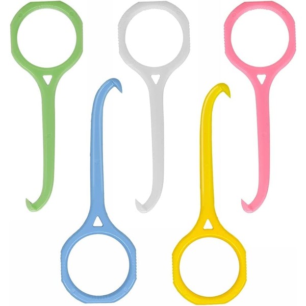 Angzhili 5Pc Aligner Remover Tool,Oral Care Remover for Invisible Brace Tooth Cleaning(White,Yellow,Pink,Green,Blue)