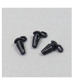 Techno Banes AP35ACT-B0-6 3.5 Φ Earphone Jack Accessory Mounting Cap (Black) Ring Type 6 pcs/pack