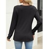ANRABESS Womens V Neck Sweaters 2025 Fall Long Sleeve Shirts