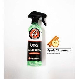 Adam's Polishes odor Neutralizer (Apple Cinnamon, 16 fl. oz) - Car Air Freshener Spray That Eliminates Harmful Odors from Car Interior Accessories, Leather, Carpet, Upholstery & Pet Odors