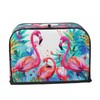 HSYOYO Tropical Pink Flamingo Toaster Cover 2 Slice Wide Slot