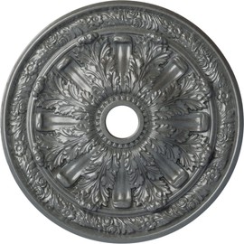 Ekena Millwork Flagstone Ceiling Medallion, Platinum