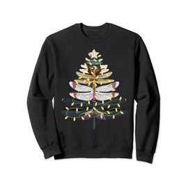Dragonfly Christmas Tree Tshirt Insect Lover Gift Men 2020 Sweatshirt