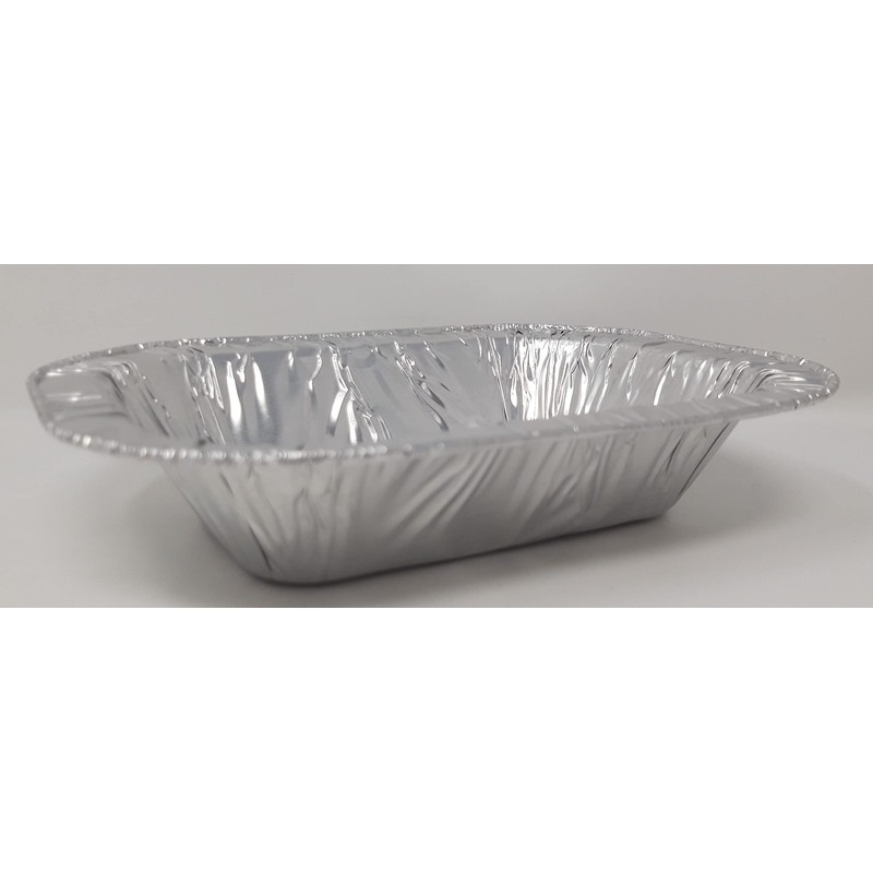 12 x 19cm Aluminium Foil Rectangle Pie Dish Tray Pan