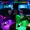TABEN Car Ambient Lighting Kit 64 Colors RF Remote Controller