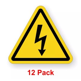 Unbranded/Generic 12 Electrical Shock Hazard Safety Warning Stickers Labels Electrical Arc Decals