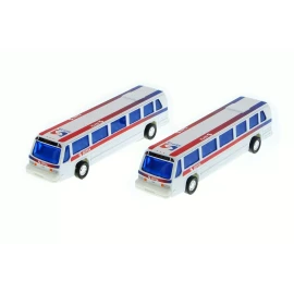 Showcasts BOX OF 12 SEPTA CITY BUS 6" DIECAST CAR SHOWCASTS 9801DSB