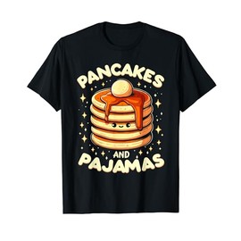 Kawaii Pancakes And Pajamas Cute Pancake Lover Slumber Party T-Shirt
