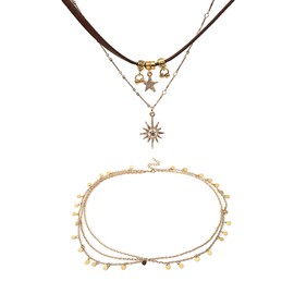 GWAWG Gold Head Chain Head Jewelry for Women Gypsy Accessories Egyptian Headpiece with Boho Crystal Necklace Gold Wedding Hair Accessory Gift for Bride Bridesmaid Girls