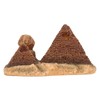 Aquarium Pyramid Decor Realistic Safe Resin Fish Tank Pyramid Hiding