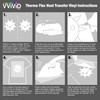 VViViD Sky Blue Heavy-Duty Iron-on Heat Transfer Vinyl Film (12"