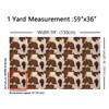 Erosebridal Cowhide Fabric by The Yard (Simulated Animal Fur Printed),