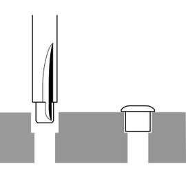 StewMac Peghead Bushing Reamer, .393" (9.98mm) Diameter