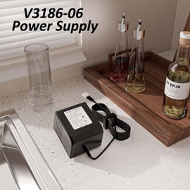 Water Softener Clack Power Cord with 15V DC Transformer Compatible with Part V3186-06